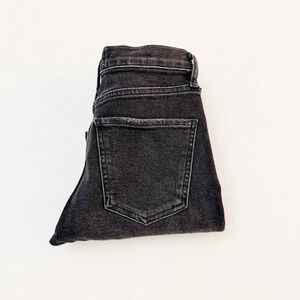 AGOLDE Sophie Black Denim Skinny Jeans Ripped Knees A123B-1274 Size 24